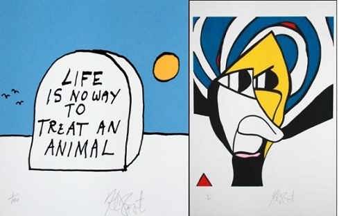 طراحی‌های سورئال کورت ونه‌گات به فروش می‌رسند