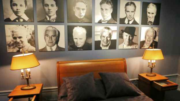 اتاق خواب چارلی چاپلین